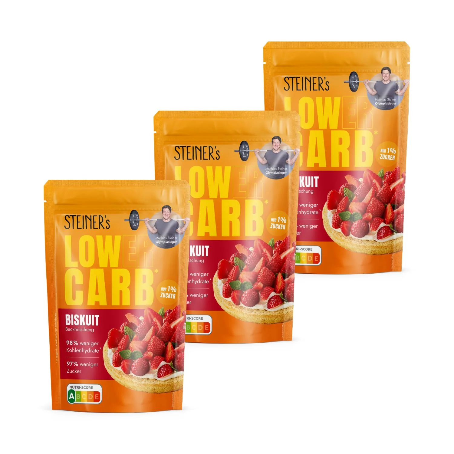 STEINER´s Low Carb Biskuit Backmischung - Image 6