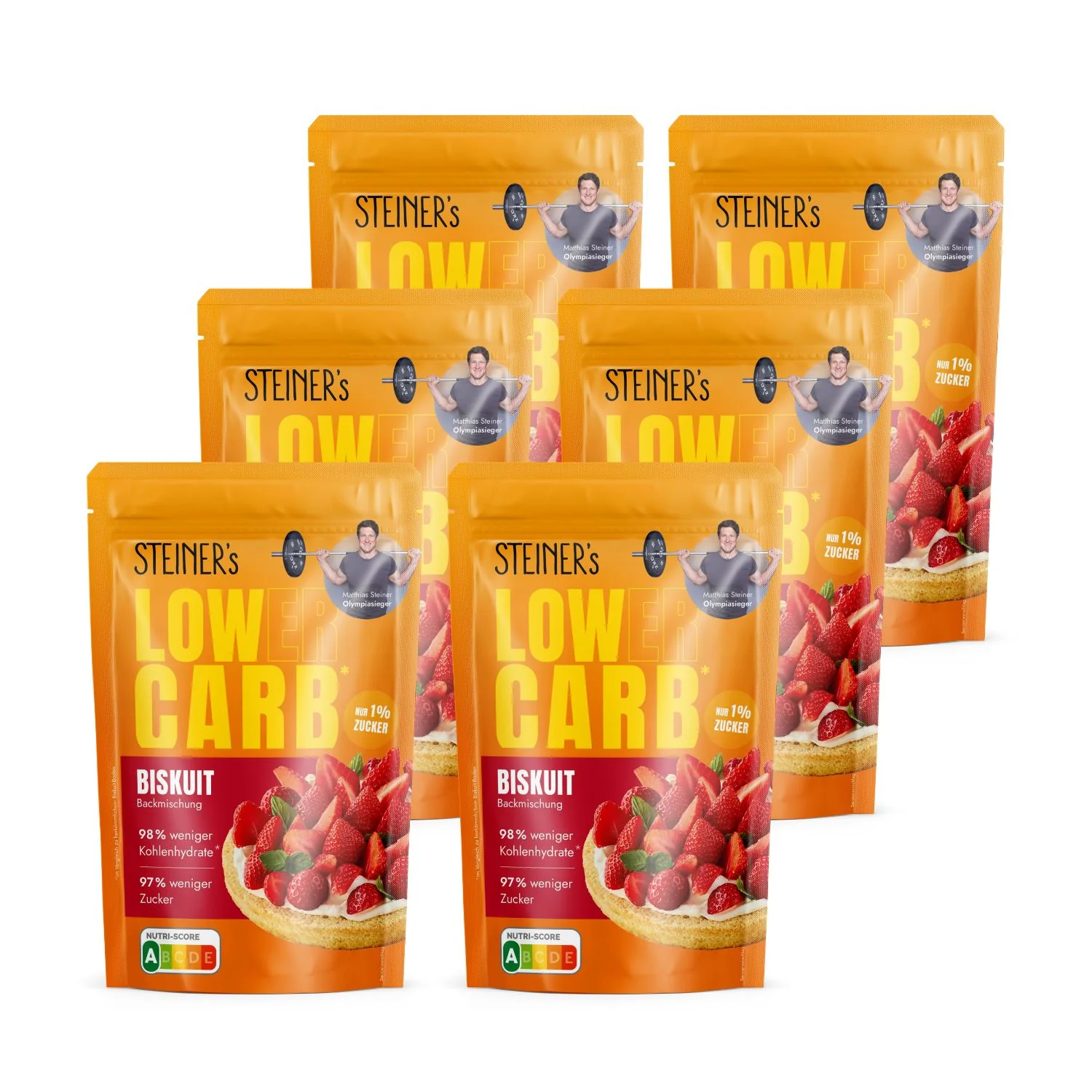STEINER´s Low Carb Biskuit Backmischung - Image 7