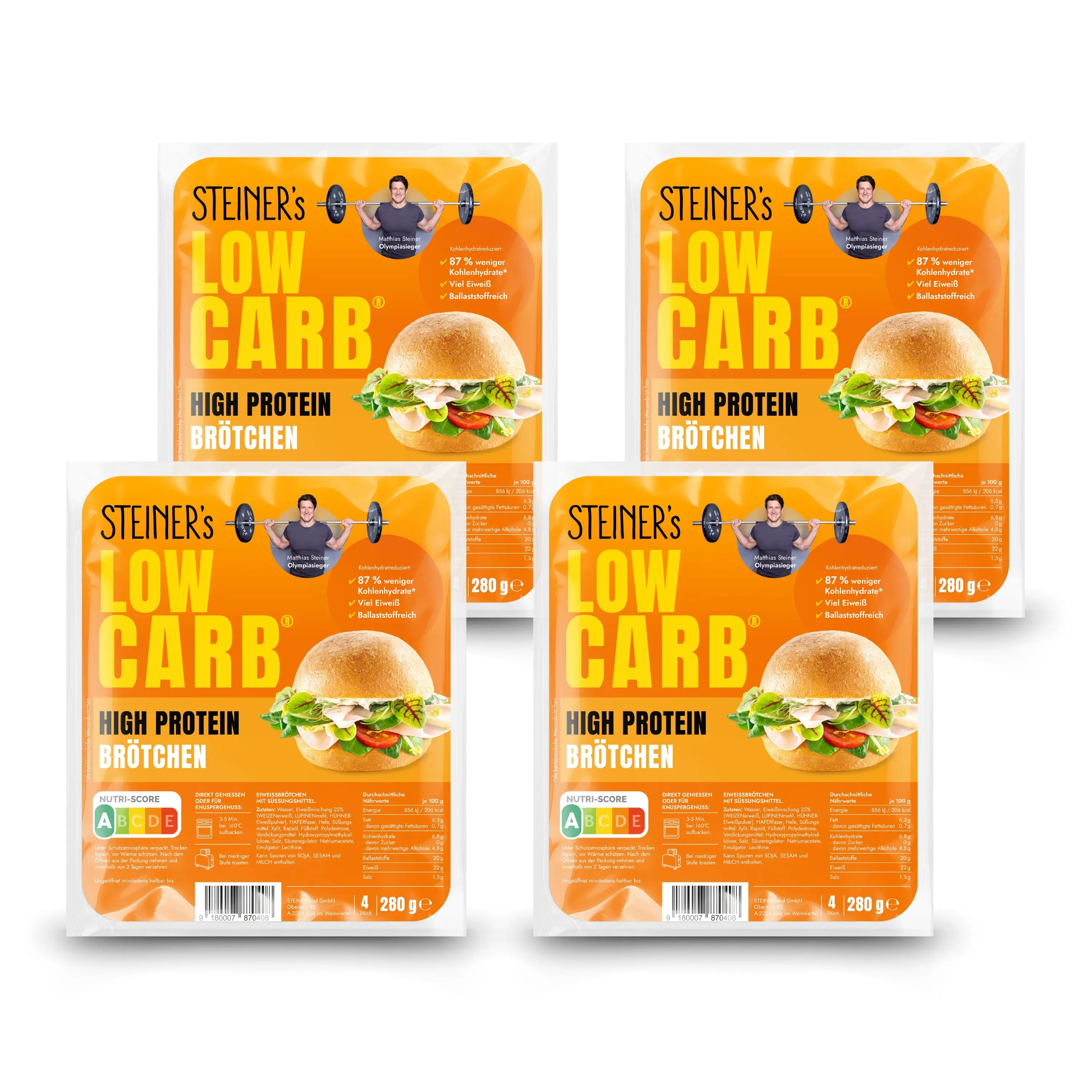 STEINER´s Low Carb High Protein Brötchen - Image 7