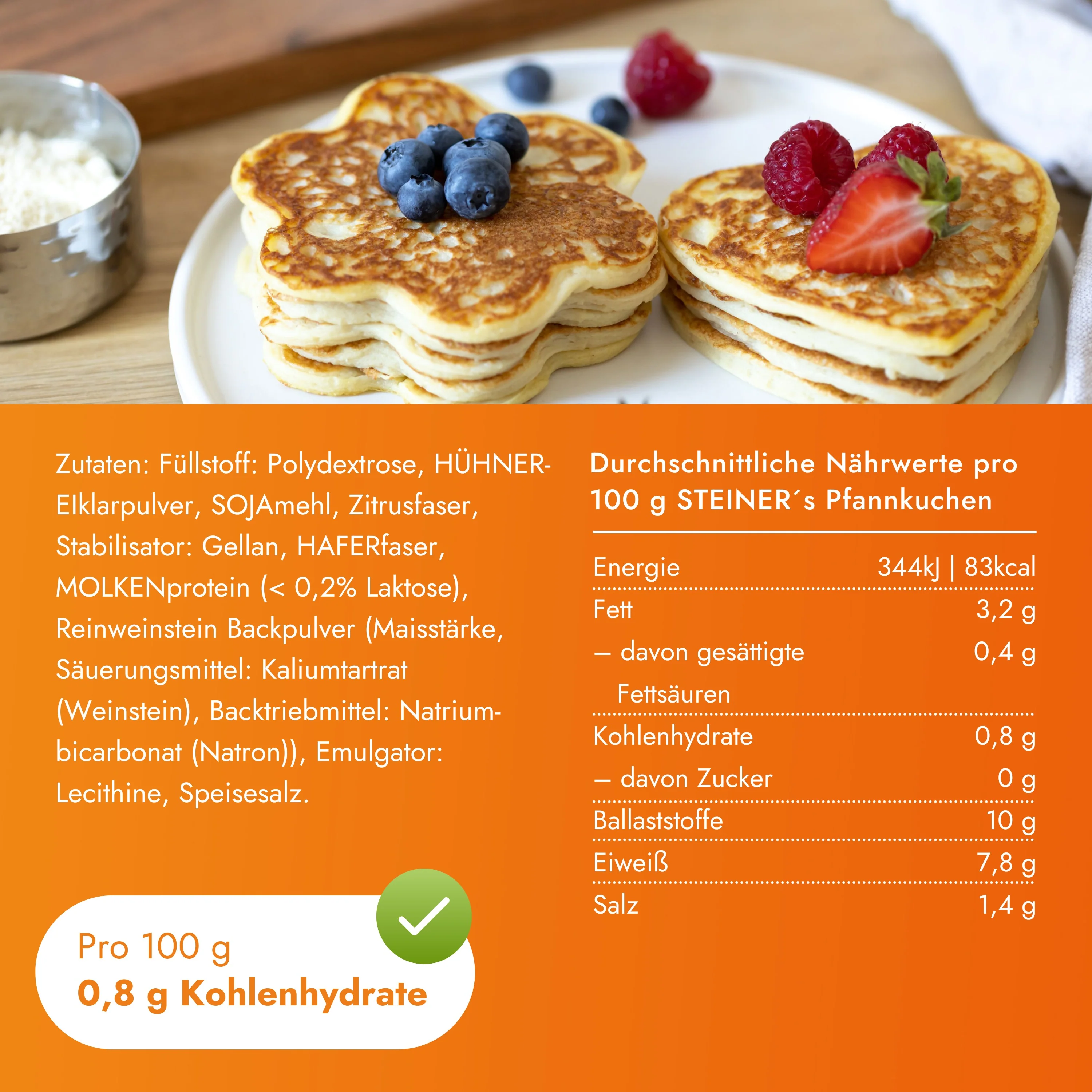 STEINER´s Low Carb Pfannkuchen - Image 5