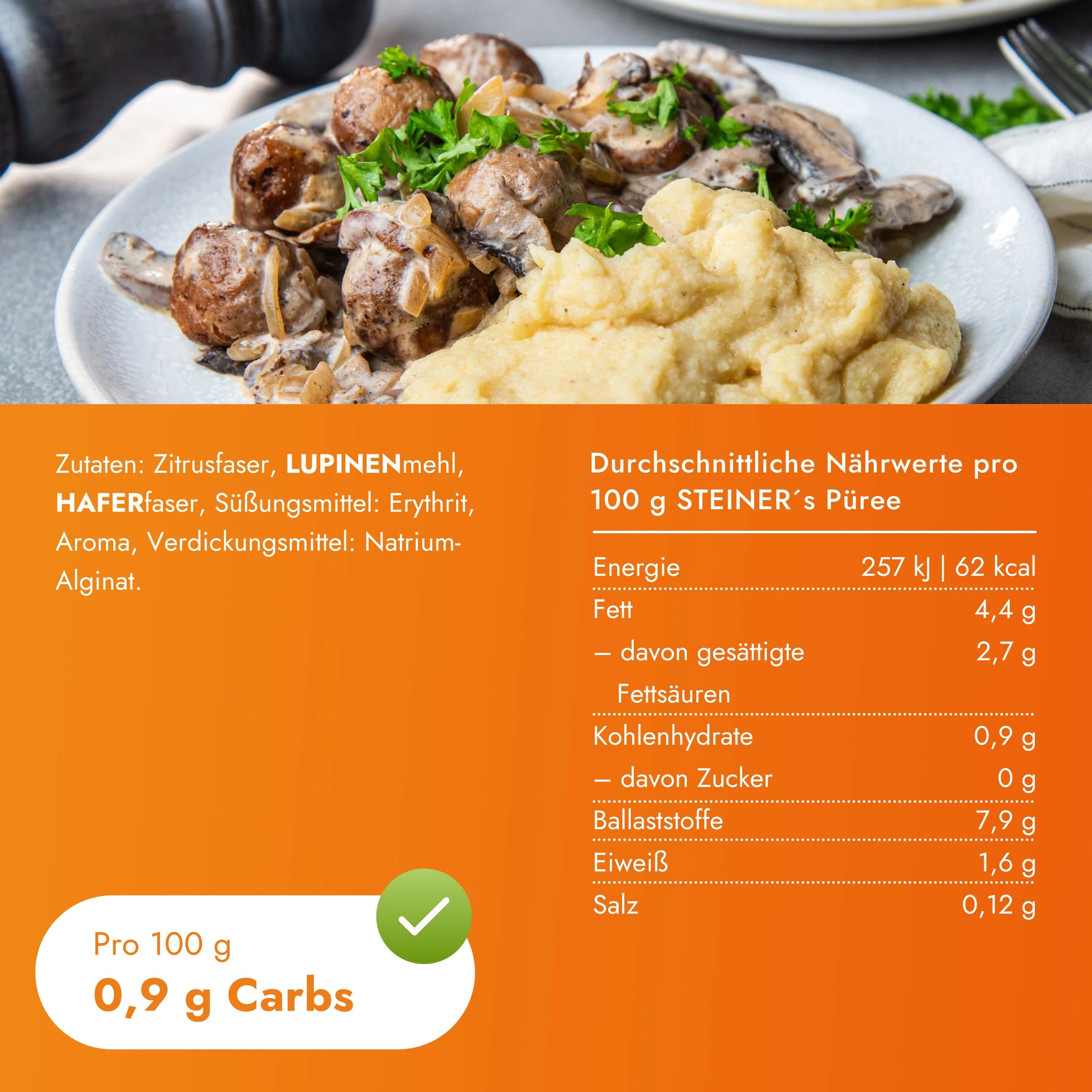 STEINER´s Low Carb Püree - Image 3