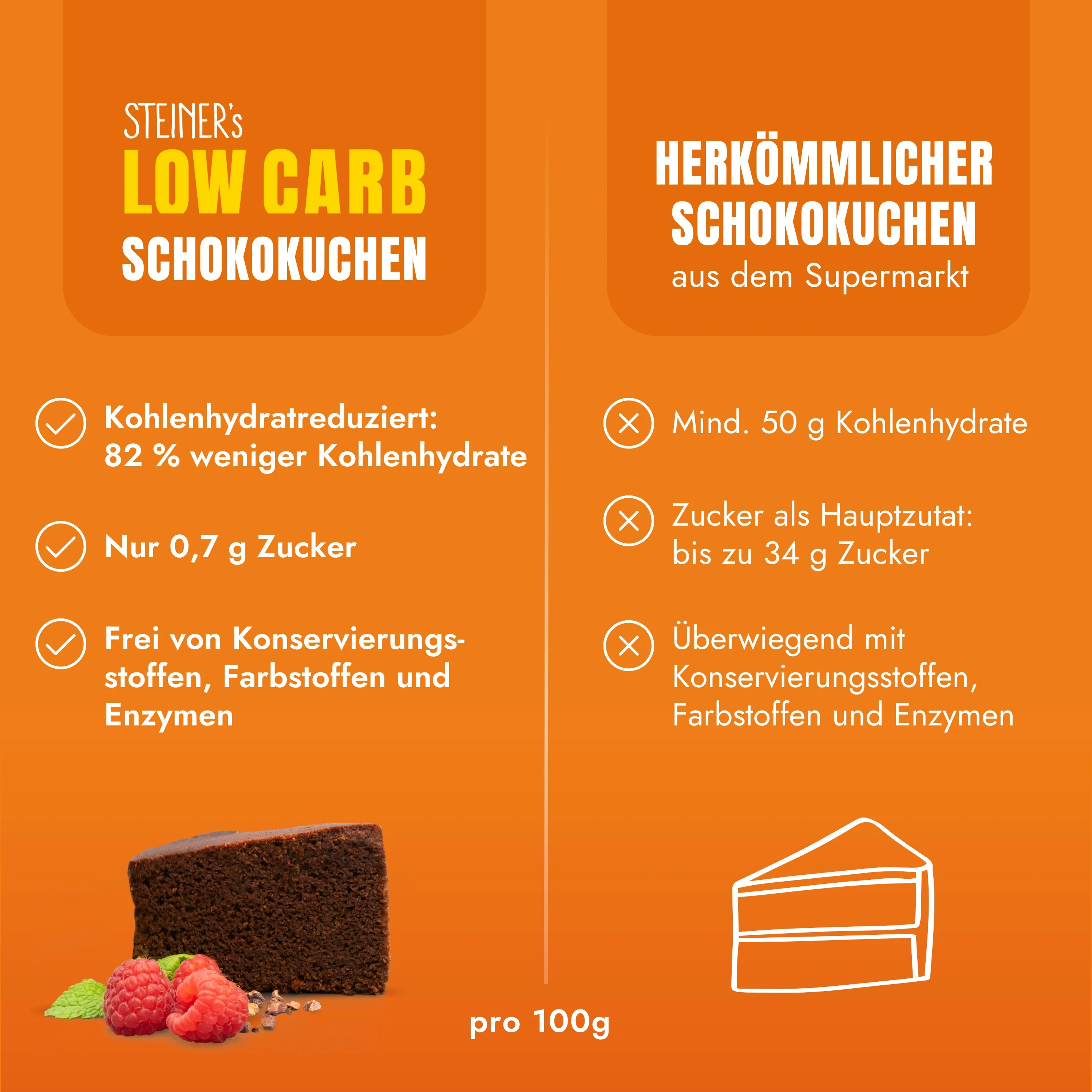 STEINER´s Low Carb Schokokuchen - Image 3